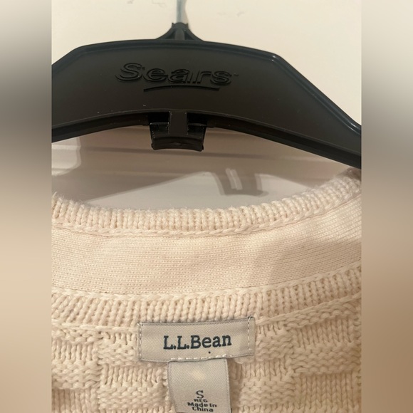 L.L Bean cream button up - Picture 2 of 3